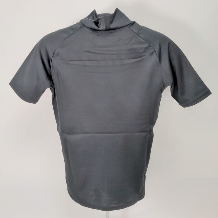 【アウトレット】130サイズのみ ゼット 野球 ジュニア用 アンダーシャツ 半袖 ハイネック フィット ブラック 少年野球 BO901ZJ 子供 こども Jr インナーウェア スポーツウェア トレーニングウェア 野球ウェア 黒 zett 訳あり ワケアリ わけあり