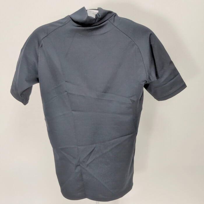 【アウトレット】130,150サイズのみ ゼット 野球 ジュニア用 アンダーシャツ 半袖 ハイネック フィット ネイビー 少年野球 BO901ZJ 子供 こども Jr インナーウェア スポーツウェア トレーニングウェア 野球ウェア 紺 zett 訳あり ワケアリ わけあり