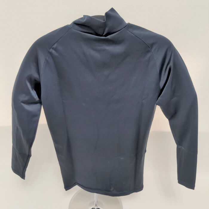 【アウトレット】130サイズのみ ゼット 野球 ジュニア用 アンダーシャツ 長袖 ハイネック フィット ネイビー 少年野球 BO908RJ 子供 こども Jr インナーウェア スポーツウェア トレーニングウェア 野球ウェア 紺 zett 訳あり ワケアリ わけあり