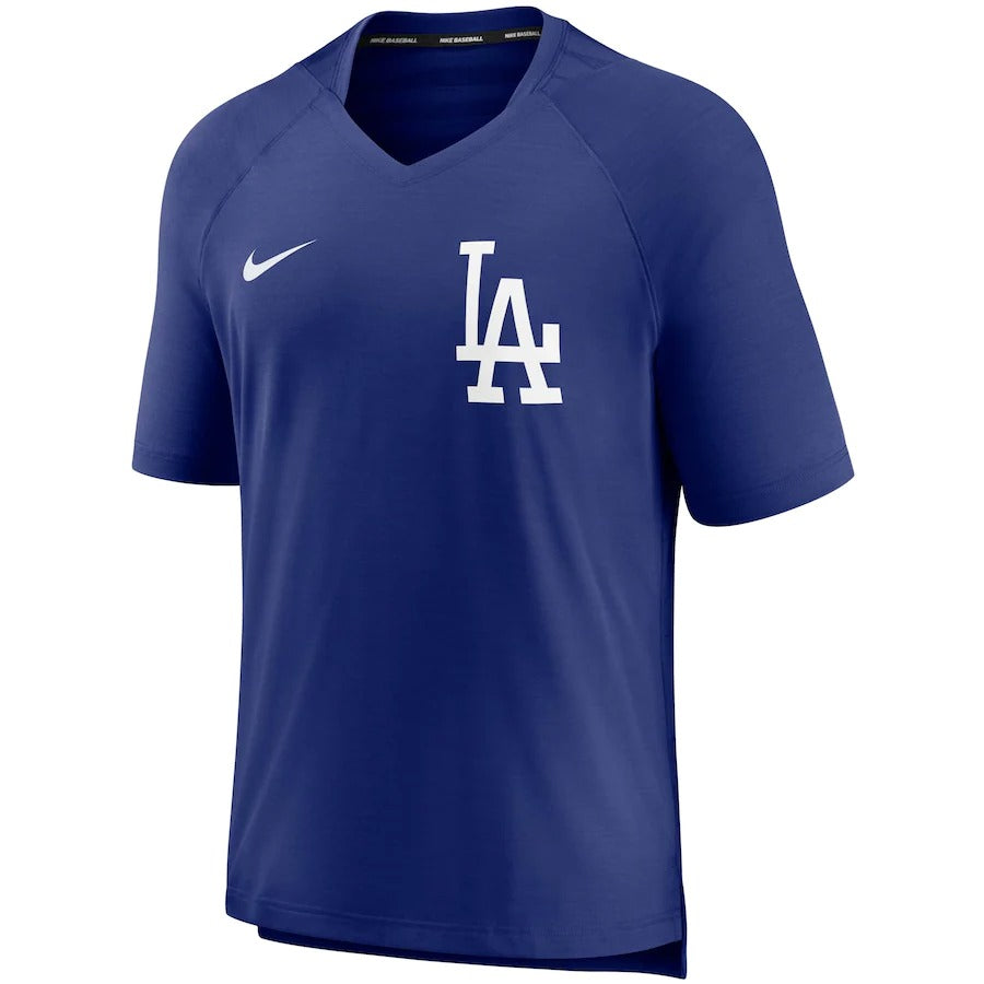 ナイキ ロサンゼルス・ドジャース 半袖 Tシャツ MLB オーセンティックコレクション Authentic Collection Pregame Performance V-Neck T-Shirt メンズ NKM9-47X-LD-ITB メジャーリーグ 公式アイテム Los Angeles Dodgers nike