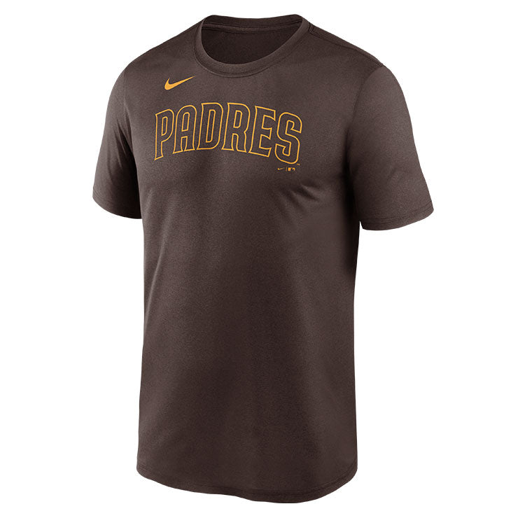 ナイキ サンディエゴ・パドレス 半袖 Tシャツ San Diego Padres Nike Brown New Legend Wordmark  T-Shirt メンズ NKGK-20Q-PYP-GDY スポーツウェア トレーニングウェア ランニング ジョギング ジム MLB メジャーリーグ  