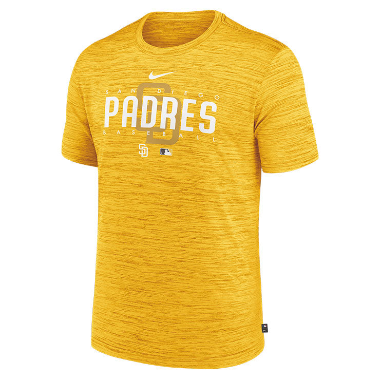 ナイキ サンディエゴ・パドレス 半袖 Tシャツ MLBオーセンティックコレクション San Diego Padres Authentic  Collection Velocity Performance Practice T-Shirt メンズ NKM5-78H-PYP-8W8  スポーツウェア 