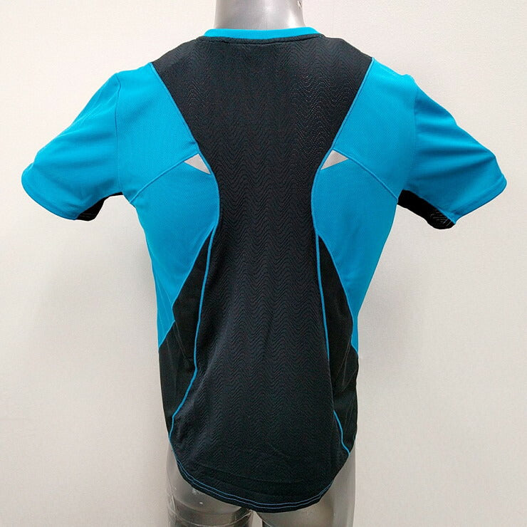 【アウトレット】Lサイズのみ ミズノ 半袖 ドライサイエンス Tシャツ スポーツシャツ 32MA611224 ディーバブルー スポーツウェア トレーニングウェア 夏用 メンズ ユニセックス ウォーミングアップ ジョギング ランニング