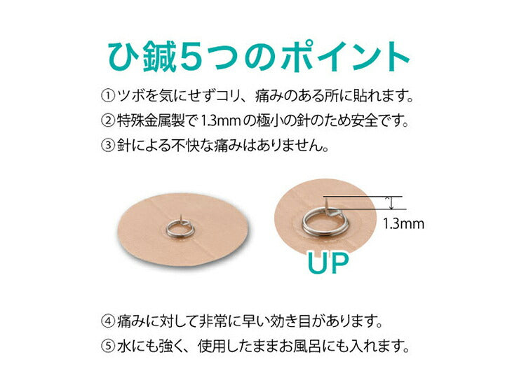 【貼るだけ簡単鍼治療】マジコスポルト 鍼治療シール ひ鍼(HISHIN) 24枚入り 筋肉痛 疲労 首・肩こり 腰痛 518400 スポーツ 日常生活 男性 女性 針 コリ magico sport