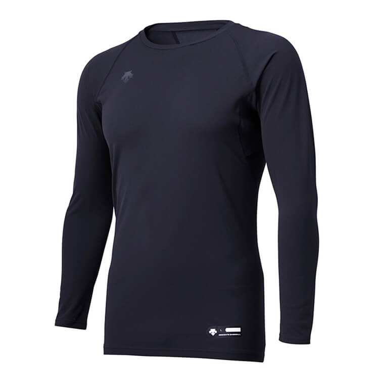 【2023モデル】デサント 野球 ジュニア用 アンダーシャツ 丸首 長袖 プロメイド リラックスフィットシャツ オールシーズン 少年野球 JSTD-771B こども 子供 キッズ Jr 少年 春用 夏用 秋用 冬用 アンダーウェア インナーウェア ルーズフィット descente