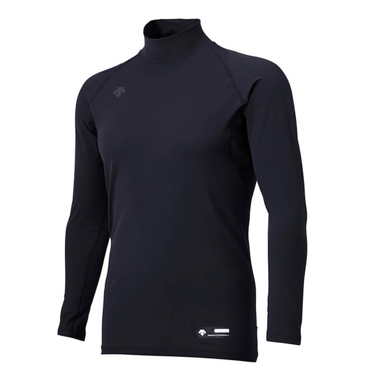 【2023モデル】デサント 野球 アンダーシャツ ハイネック 長袖 プロメイド リラックスフィットシャツ オールシーズン STD-770B 春用 夏用 秋用 冬用 アンダーウェア インナーウェア ルーズフィット 大人 一般 高校生 高校野球 大きいサイズ descente