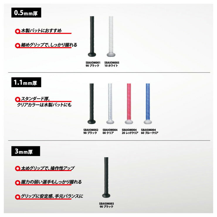 SSK 野球 イオミック グリップテープ バット用 SBAIOM003 エスエスケイ ssk23ss