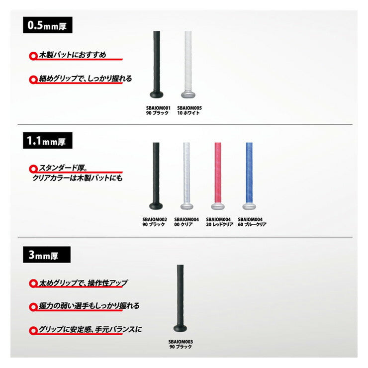 SSK 野球 イオミック グリップテープ バット用 SBAIOM005 エスエスケイ ssk23ss