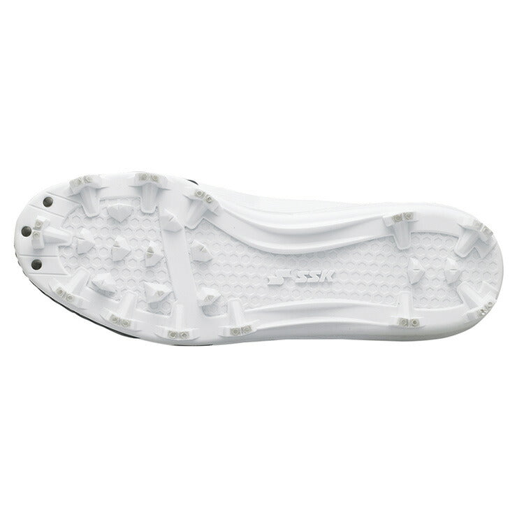 SSK ポイント ジュニア 大人 野球 ポイントスパイク マジックベルト グローロード MC2 SSF4230VC 高校野球 ホワイトスパイク 白 ブロックソール エスエスケイ ssk23ss