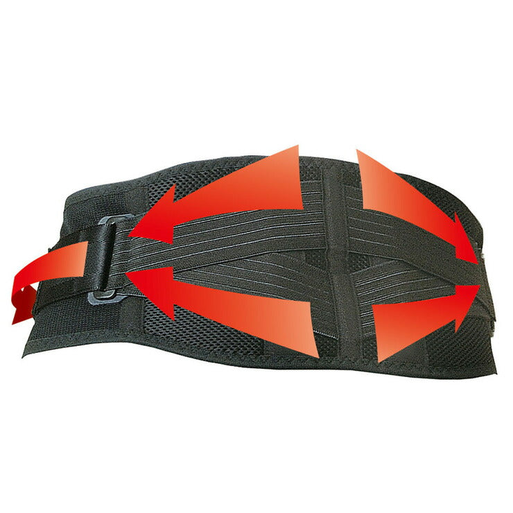マジコスポルト 腰用サポーター バックガードAIR ブラック M 242836 スポーツ 中山式産業