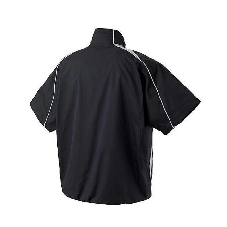 デサント DESCENTE 半袖プルオーバーコート STD465 ハーフジップ プロモデル チーム対応 ポケット付き 透湿 はっ水 伸縮 軽量 立ち襟 保温 ウエア 練習着 春秋着用