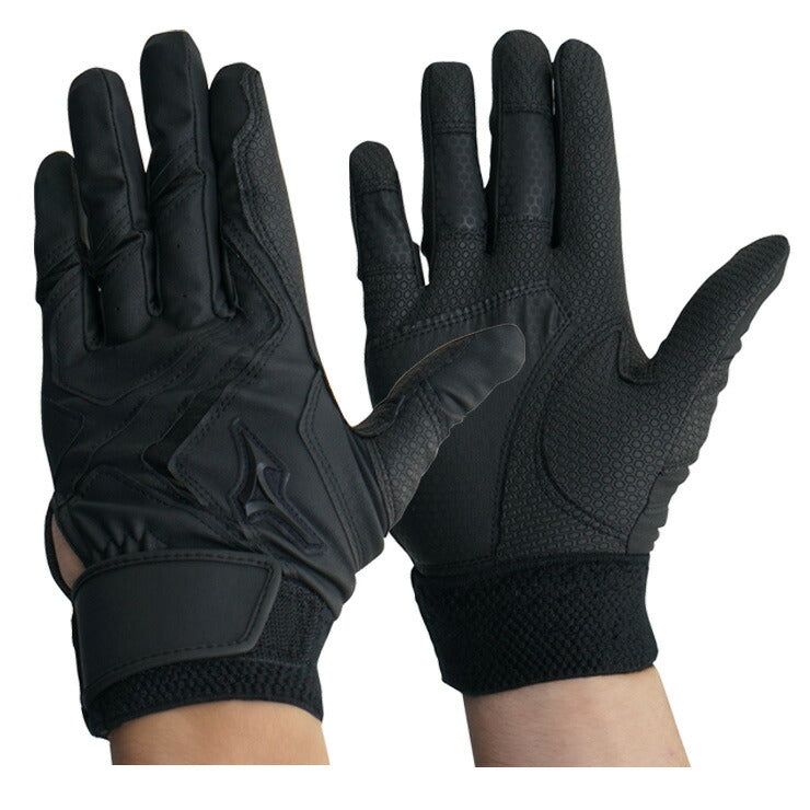 【刺繍1円】ミズノ バッティンググローブ 高校野球対応 両手用 ウィルドライブ レッド 1EJEH240 高校生 中学生 バッティング手袋 バッティンググラブ 打者用手袋 WILLDRIVE RED 白 黒 mizuno