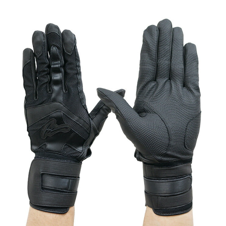 アイピーセレクト バッティンググローブ 両手用 アルモニーア トリプルベルト 高校野球対応 Ip.251 メッシュ バッティング手袋 バッティンググラブ 打者用手袋 大人 一般 高校生 中学生 学生野球 白 黒 ARMONIA Ip Select