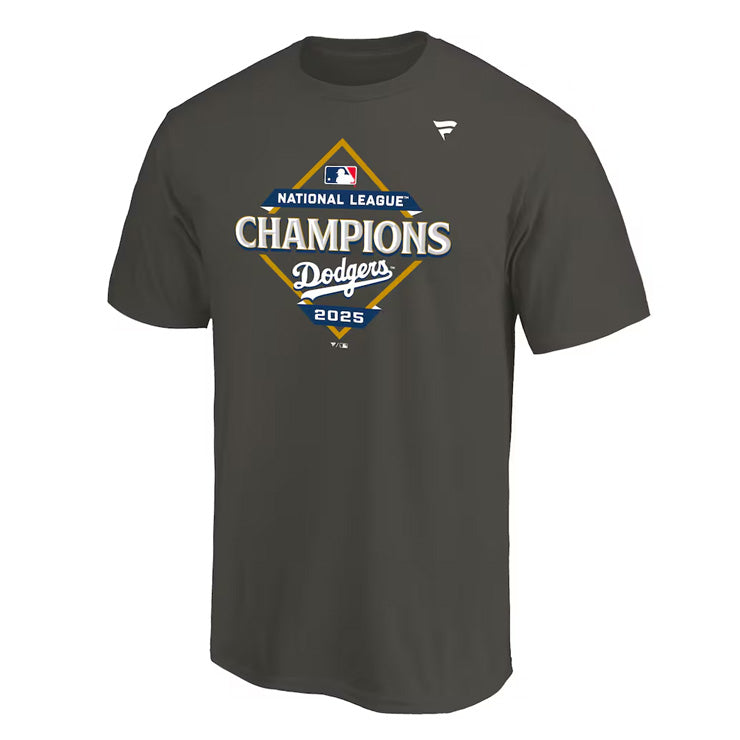 ドジャース 2025 ナショナルリーグ 優勝記念 Tシャツ 半袖 ロッカールーム リーグチャンピオン 大人 メンズ ユニセックス グッズ ウエア ウェア 半袖シャツ MLB メジャーリーグ 記念グッズ 記念アイテム ファナティクス Fanatics