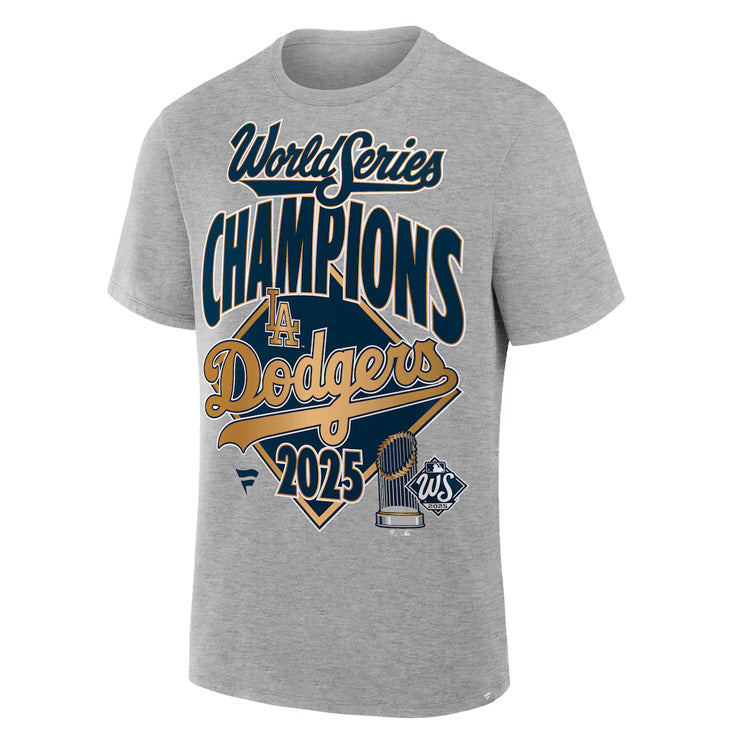 ドジャース 2025 ワールドシリーズ 優勝 グッズ ロッカールーム Tシャツ 半袖 ビッグロゴ 大人 メンズ ユニセックス ウエア ウェア 記念グッズ 記念アイテム ファナティクス Fanatics