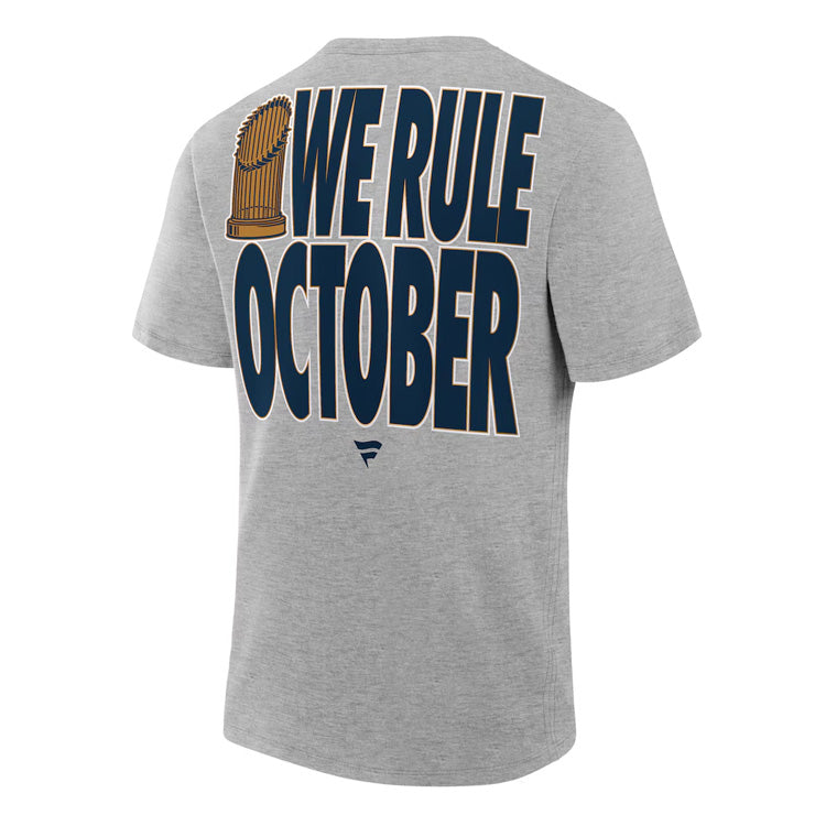 ドジャース 2025 ワールドシリーズ 優勝 グッズ ロッカールーム Tシャツ 半袖 ビッグロゴ 大人 メンズ ユニセックス ウエア ウェア 記念グッズ 記念アイテム ファナティクス Fanatics