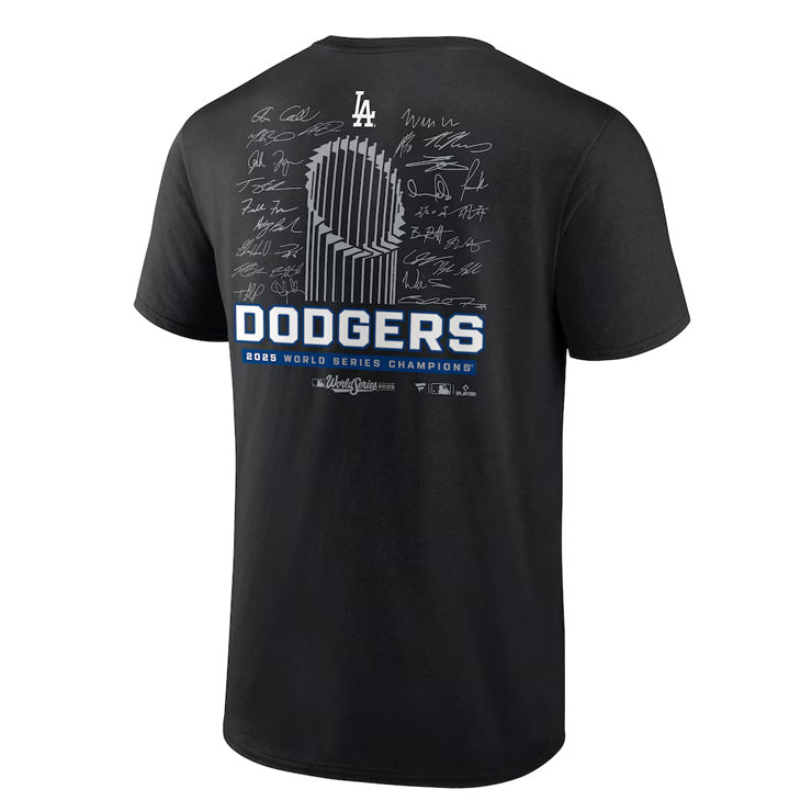 ドジャース 2025 ワールドシリーズ 優勝 グッズ シグネチャーロスター Tシャツ 半袖 大人 メンズ ユニセックス ウエア ウェア 記念グッズ 記念アイテム ファナティクス Fanatics