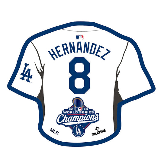 【予約販売】ドジャース キケ・ヘルナンデス 2025 ワールドシリーズ 優勝 ネームアンドナンバー マグネット グッズ 記念グッズ 記念アイテム Wincraft ウィンクラフト