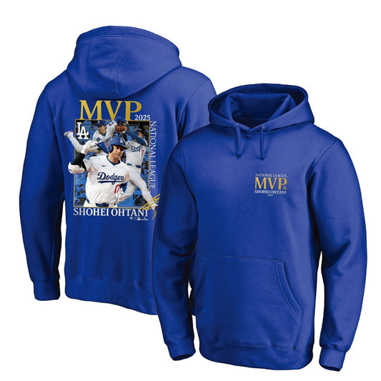 【予約販売】ドジャース 大谷翔平 2025 ナショナルリーグ MVP 受賞記念 グッズ フーディー 長袖 パーカー 大人 メンズ ユニセックス ウエア ウェア 記念グッズ 記念アイテム ファナティクス Fanatics