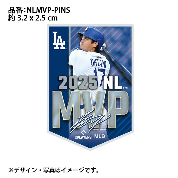 ドジャース 大谷翔平 2025 ナショナルリーグ MVP 受賞記念 グッズ ピンズ ピンバッジ 記念アイテム Wincraft ウィンクラフト