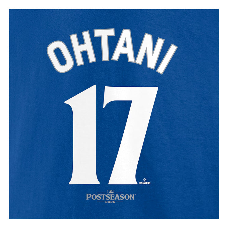 ドジャース 大谷翔平 2025 ワールドシリーズ 出場記念 ネーム＆ナンバー Tシャツ 半袖 大人 メンズ ユニセックス 大谷 グッズ ウエア ウェア 半袖シャツ MLB メジャーリーグ 記念グッズ 記念アイテム ファナティクス Fanatics