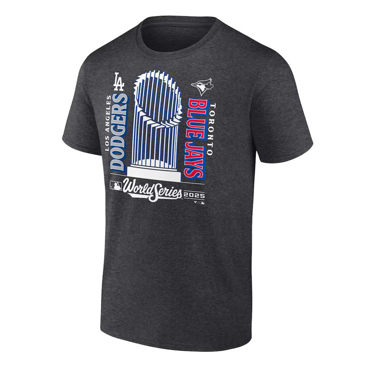 2025 ワールドシリーズ ドジャース vs ブルージェイズ マッチアップ Tシャツ 半袖 大人 メンズ ユニセックス グッズ ウエア ウェア 半袖シャツ MLB メジャーリーグ 記念グッズ 記念アイテム ファナティクス Fanatics