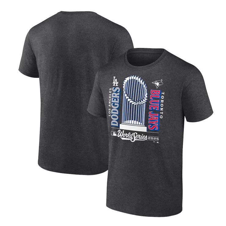 2025 ワールドシリーズ ドジャース vs ブルージェイズ マッチアップ Tシャツ 半袖 大人 メンズ ユニセックス グッズ ウエア ウェア 半袖シャツ MLB メジャーリーグ 記念グッズ 記念アイテム ファナティクス Fanatics
