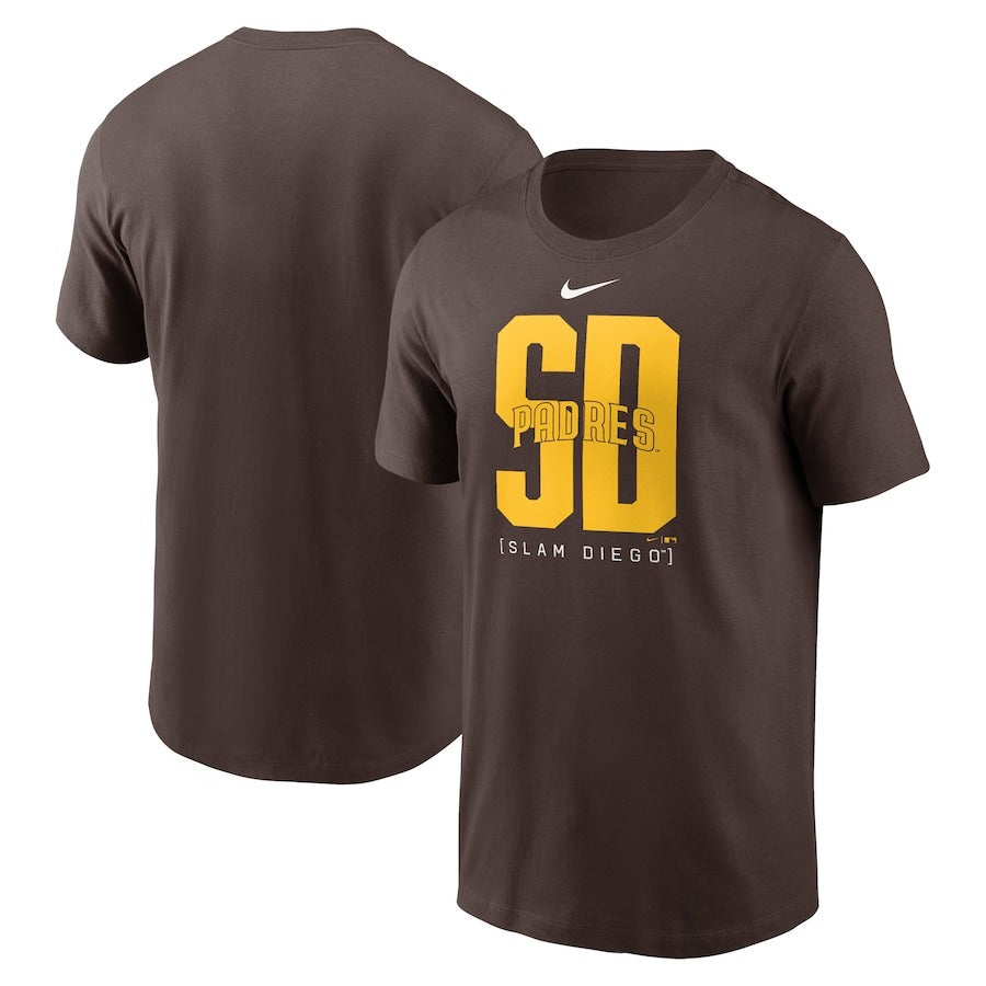 ナイキ サンディエゴ・パドレス 半袖 Tシャツ スコアボード San Diego Padres Nike Brown Scoreboard T-Shirt メンズ N199-20Q-PYP-G25 カジュアル 普段着 スポカジ スポーツウェア MLB メジャーリーグ 公式アイテム nike