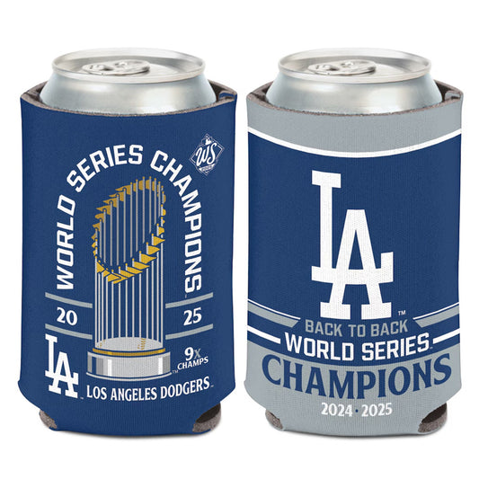 【予約販売】ドジャース 2025 ワールドシリーズ 優勝 缶クーラー 保冷 缶ホルダー 缶カバー 350ml用 グッズ 記念グッズ 記念アイテム Wincraft ウィンクラフト
