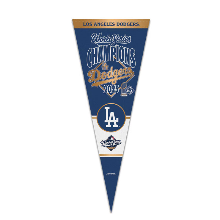 【予約販売】ドジャース 2025 ワールドシリーズ 優勝 ペナント 12×30 グッズ 記念グッズ 記念アイテム Wincraft ウィンクラフト
