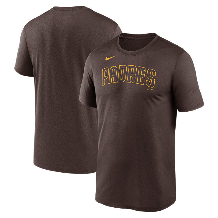 ナイキ サンディエゴ・パドレス 半袖 Tシャツ San Diego Padres Nike Brown New Legend Wordmark  T-Shirt メンズ NKGK-20Q-PYP-GDY スポーツウェア トレーニングウェア ランニング ジョギング ジム MLB メジャーリーグ  