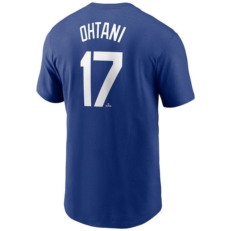 ナイキ MLB 大谷翔平 ロサンゼルス・ドジャース 半袖 Tシャツ ブルー Los Angeles Dodgers Shohei Ohtani  Nike 2024 Fuse Name & Number T-Shirt メンズ ML0124SS04 大谷選手 大谷 グッズ メジャーリーグ あす楽