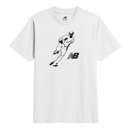 ニューバランス ジュニア用 大谷翔平 シグネチャーコレクション グラフィック 半袖 Tシャツ 子供服 Shohei Ohtani Signature Collection ショートスリーブTシャツ YT41738-WT こども 子ども キッズ jr 男の子 女の子 スポーツウェア 半袖シャツ 大谷 グッズ new balance