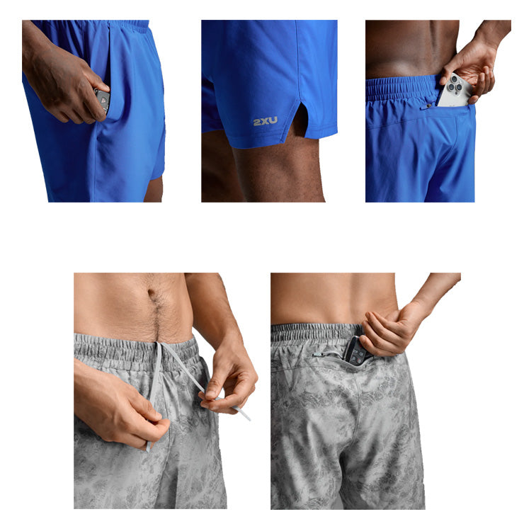 ツータイムズユー 2XU ハーフパンツ ショートパンツ エアロ 7インチ ショート メンズ ユニセックス MR6904B 半ズボン スポーツウェア トレーニングウェア ランニング ジョギング 大人 一般 ジム