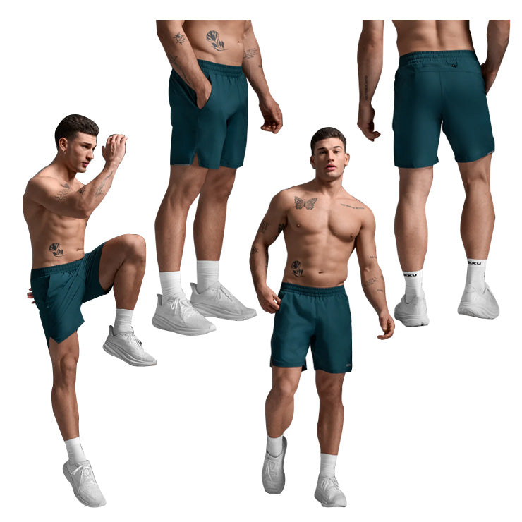 ツータイムズユー 2XU ハーフパンツ ショートパンツ エアロ 7インチ ショート メンズ ユニセックス MR6904B 半ズボン スポーツウェア トレーニングウェア ランニング ジョギング 大人 一般 ジム