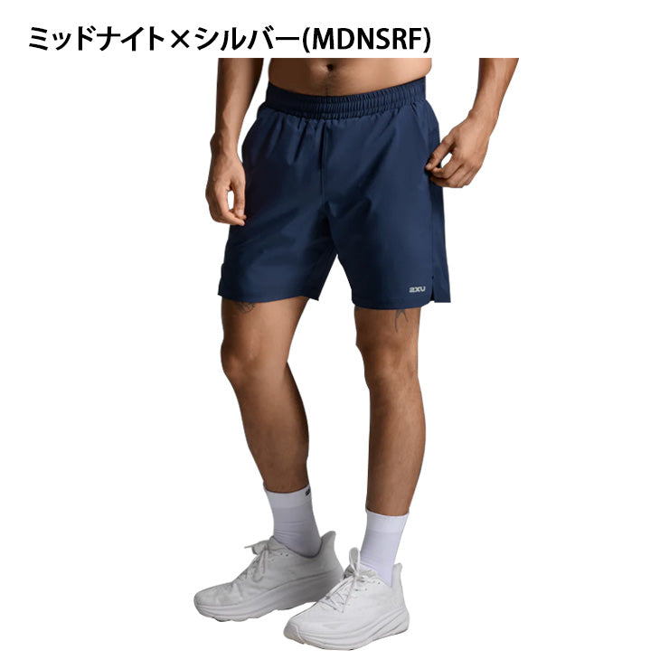 ツータイムズユー 2XU ハーフパンツ ショートパンツ エアロ 7インチ ショート メンズ ユニセックス MR6904B 半ズボン スポーツウェア トレーニングウェア ランニング ジョギング 大人 一般 ジム