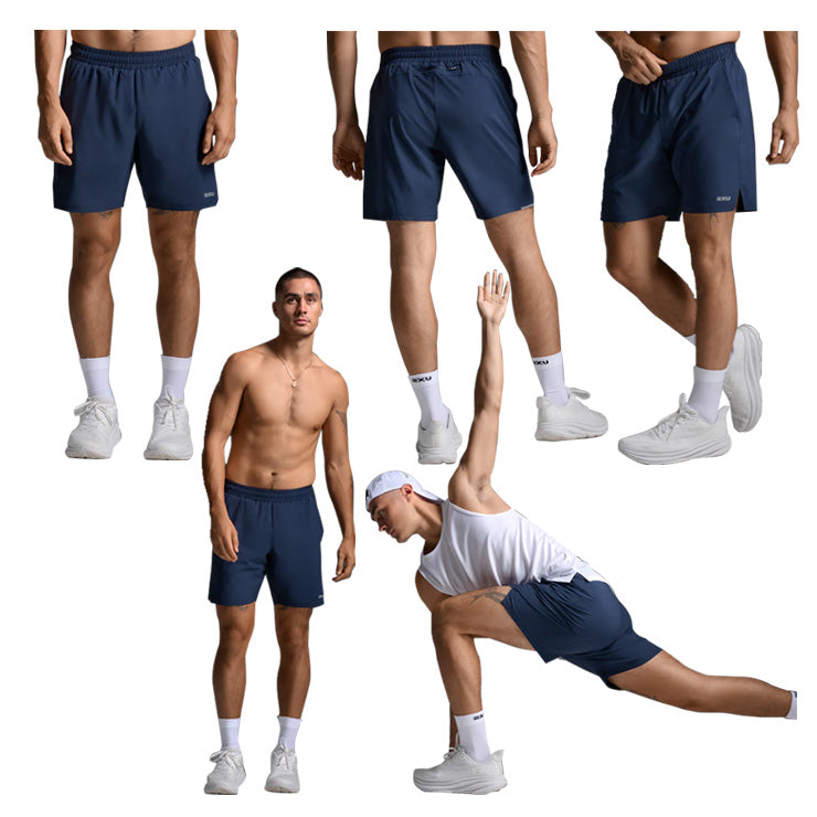 ツータイムズユー 2XU ハーフパンツ ショートパンツ エアロ 7インチ ショート メンズ ユニセックス MR6904B 半ズボン スポーツウェア トレーニングウェア ランニング ジョギング 大人 一般 ジム