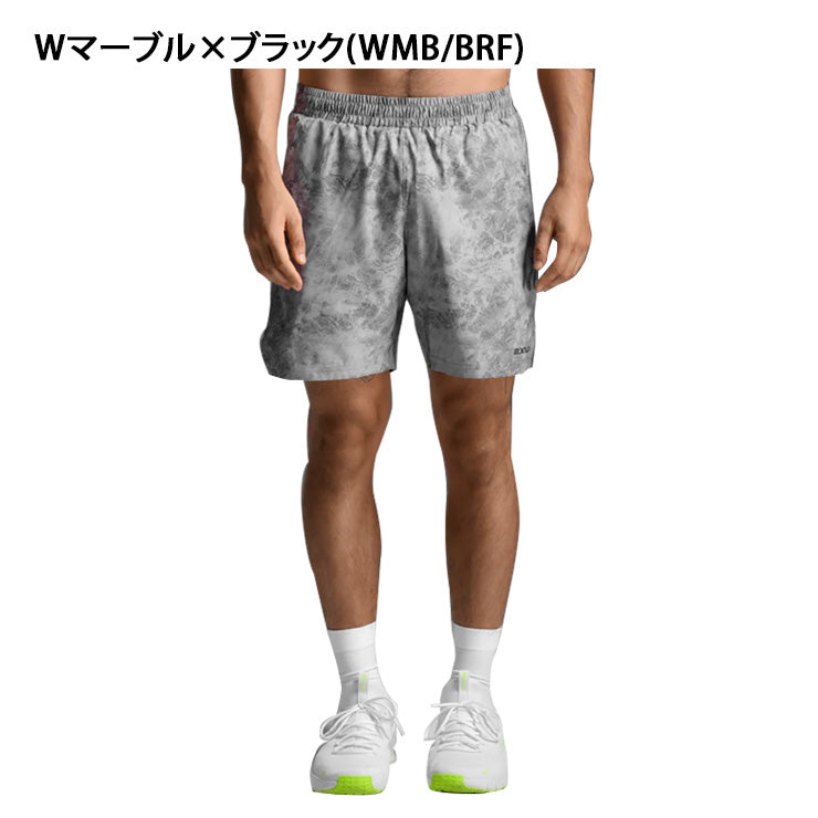 ツータイムズユー 2XU ハーフパンツ ショートパンツ エアロ 7インチ ショート メンズ ユニセックス MR6904B 半ズボン スポーツウェア トレーニングウェア ランニング ジョギング 大人 一般 ジム