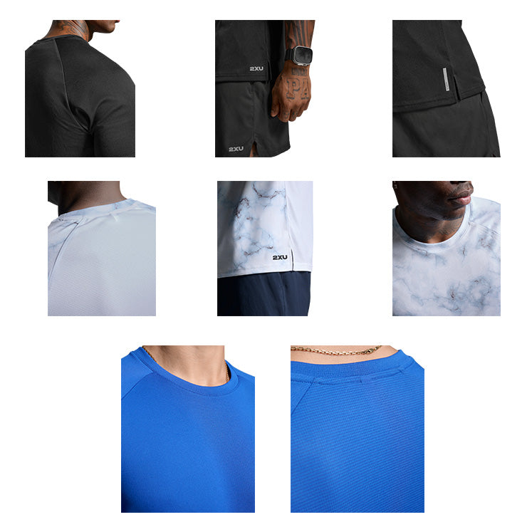 【2025モデル】2XU ツータイムズユー ウェア エアロ Tシャツ 半袖 メンズ ユニセックス MR7441A 大人 一般 トップス スポーツウェア トレーニングウェア ジム ランニング ジョギング