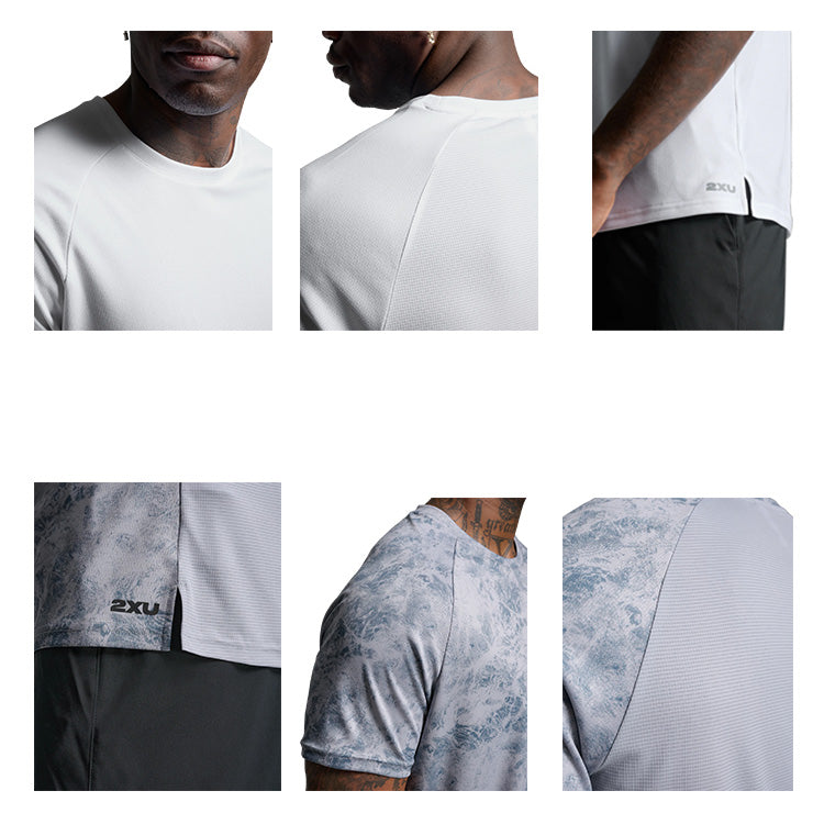 【2025モデル】2XU ツータイムズユー ウェア エアロ Tシャツ 半袖 メンズ ユニセックス MR7441A 大人 一般 トップス スポーツウェア トレーニングウェア ジム ランニング ジョギング
