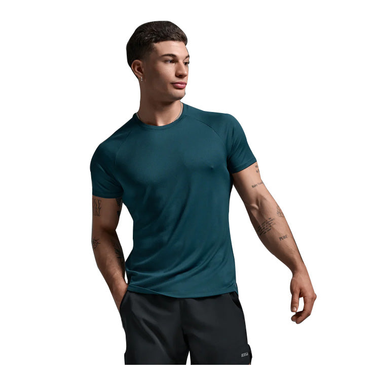 【2025モデル】2XU ツータイムズユー ウェア エアロ Tシャツ 半袖 メンズ ユニセックス MR7441A 大人 一般 トップス スポーツウェア トレーニングウェア ジム ランニング ジョギング