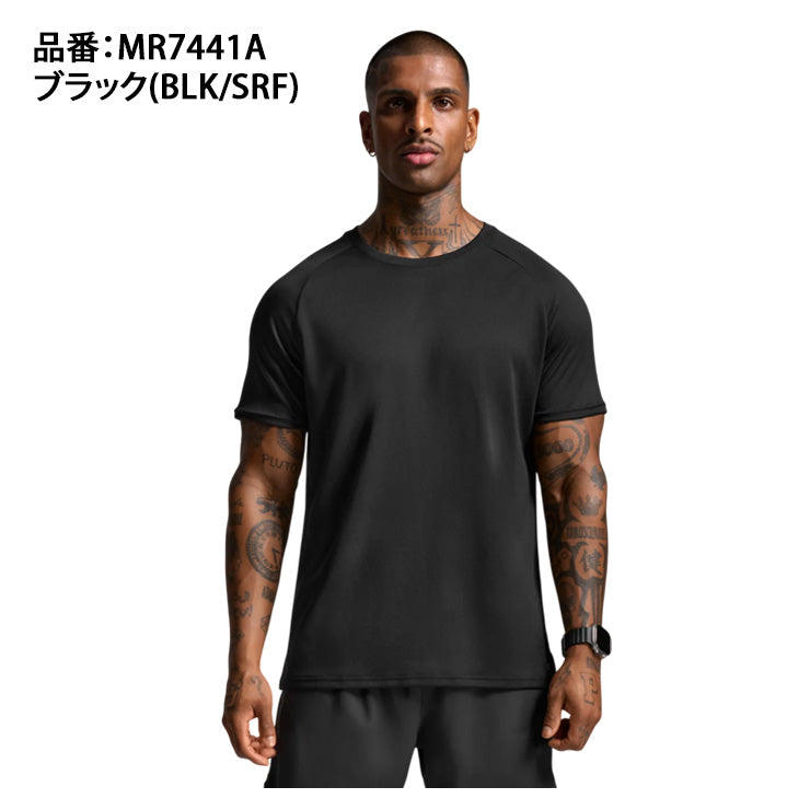 【2025モデル】2XU ツータイムズユー ウェア エアロ Tシャツ 半袖 メンズ ユニセックス MR7441A 大人 一般 トップス スポーツウェア トレーニングウェア ジム ランニング ジョギング