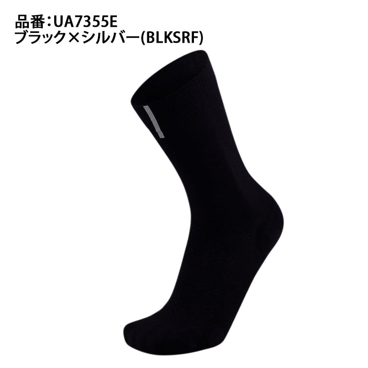 ツータイムズユー 2XU ヴェクター リフレクティブ クルーソックス 1足入り スポーツソックス 大人 メンズ レディース ユニセックス UA7355E 靴下 一般 トレーニング ランニング バスケ テニス 野球 通勤 通学 普段遣い