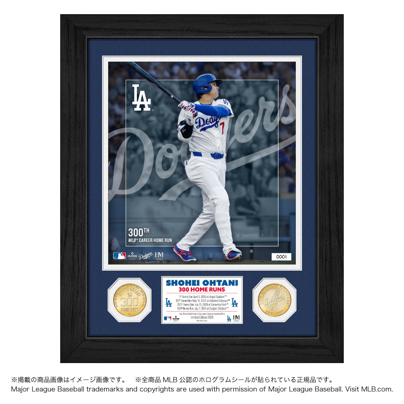 【予約】ドジャース 大谷翔平 MLB通算300本塁打達成記念 ダブルコインフォトミント 記念品 記念グッズ 記念アイテム 大谷 グッズ ハイランドミント