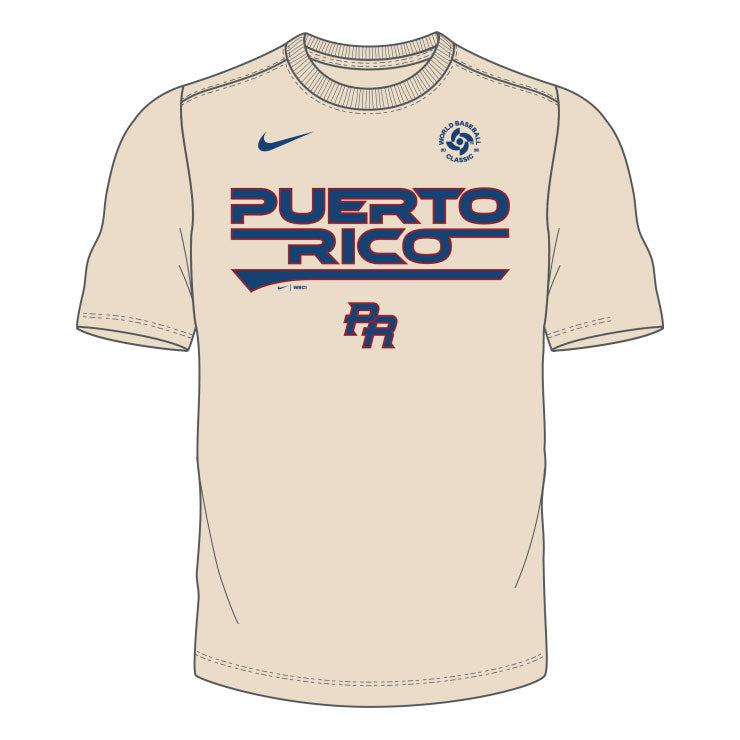 ナイキ 2026 WBC Tシャツ プエルトリコ代表 半袖 大人 メンズ ユニセックス N199-15A-WBR-LUE 2026 World Baseball Classic グッズ ウエア ウェア 記念グッズ 記念アイテム nike