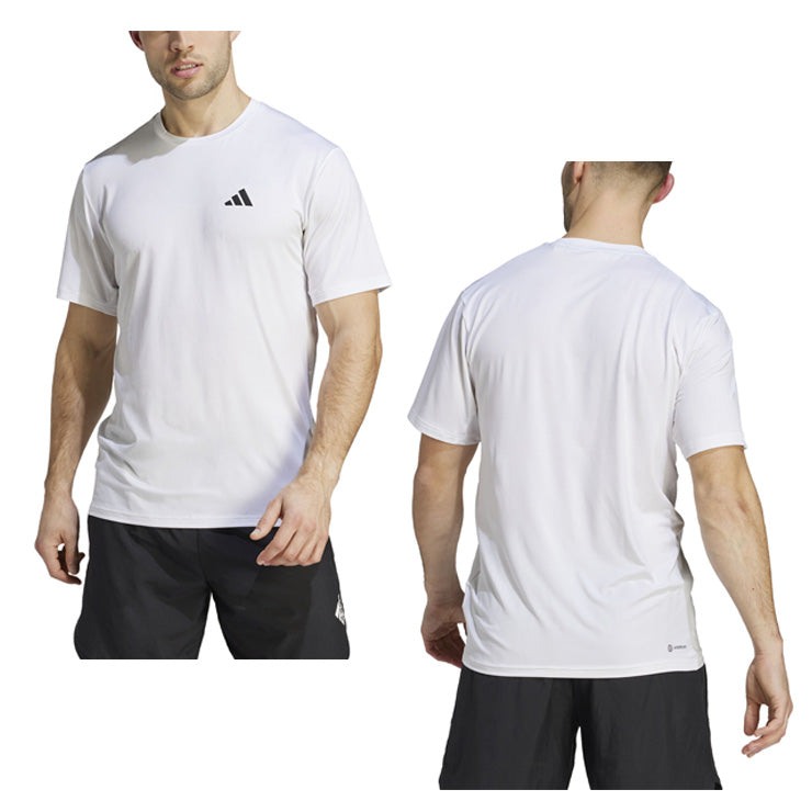 アディダス ウェア 半袖 Tシャツ トレイン エッセンシャルズ ストレッチ トレーニング 半袖Tシャツ BXH44 夏用 スポーツウェア トレーニングウェア ジム ランニング ジョギング adidas
