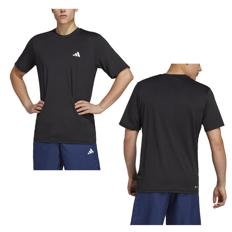 アディダス ウェア 半袖 Tシャツ トレイン エッセンシャルズ ストレッチ トレーニング 半袖Tシャツ BXH44 夏用 スポーツウェア トレーニングウェア ジム ランニング ジョギング adidas