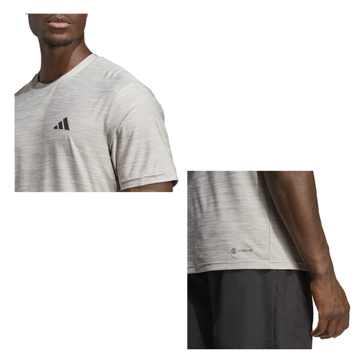 アディダス ウェア 半袖 Tシャツ トレイン エッセンシャルズ ストレッチ トレーニング 半袖Tシャツ BXH44 夏用 スポーツウェア トレーニングウェア ジム ランニング ジョギング adidas