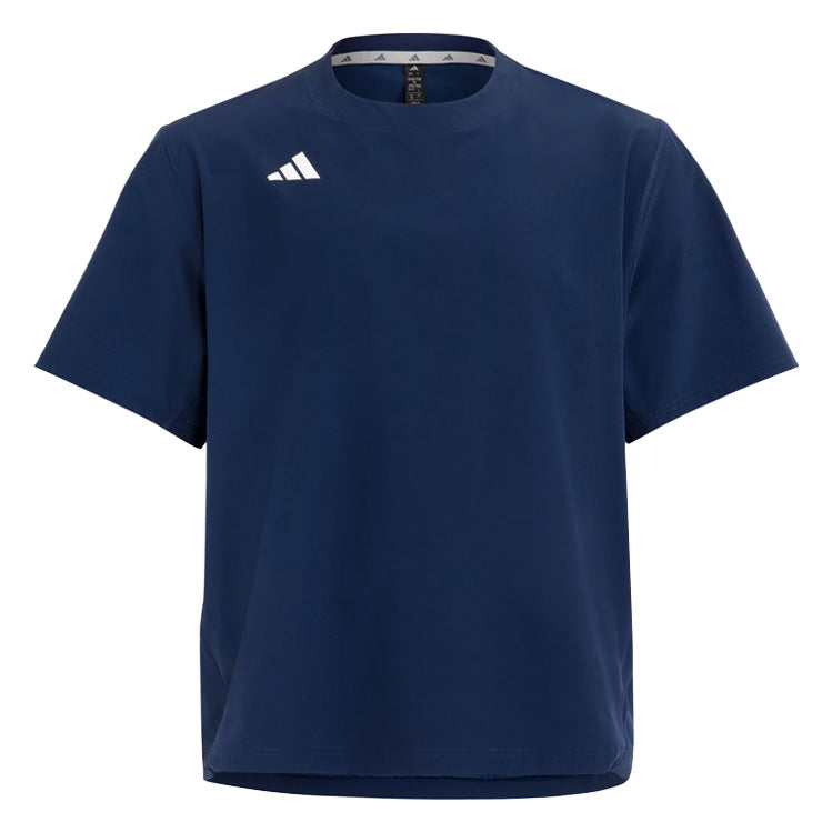【2026モデル】アディダス 野球 ウェア 半袖 ウィンド プルオーバーシャツ Tシャツ アディゼロ ダグアウト 大人 メンズ ユニセックス HI526 ピステ 夏用 スポーツウェア トレーニングウェア ジム ランニング ジョギング adidas