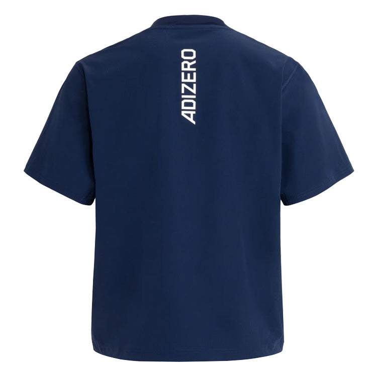 【2026モデル】アディダス 野球 ウェア 半袖 ウィンド プルオーバーシャツ Tシャツ アディゼロ ダグアウト 大人 メンズ ユニセックス HI526 ピステ 夏用 スポーツウェア トレーニングウェア ジム ランニング ジョギング adidas